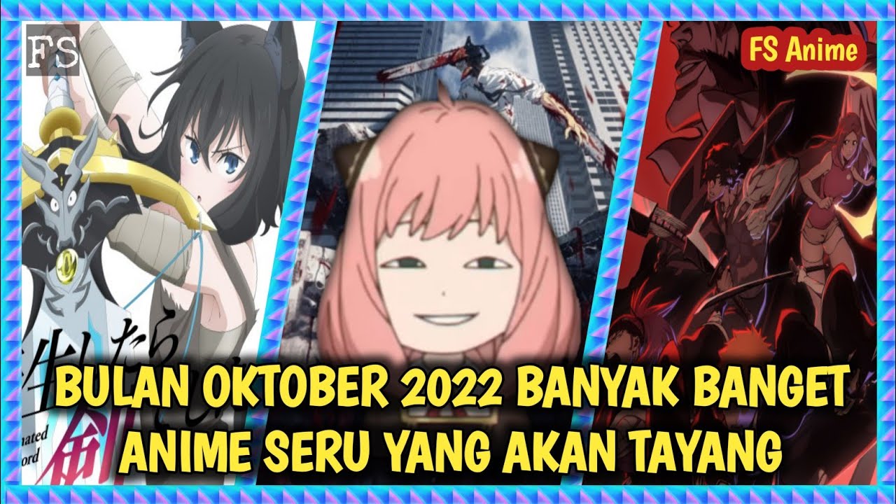 38 Anime Yang Akan Tayang di Bulan Oktober 2022 - Anime Fall 2022 thumbnail