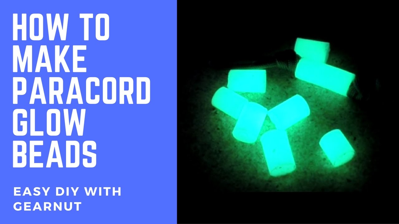 Watch video How to Make Paracord Glow Beads Now How to Make Paracord Glow Beads