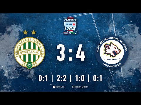 Gólösszefoglaló EL 219 - FTC-Telekom - Budapest Jégkorong Akadémia HC 3-4 20230308