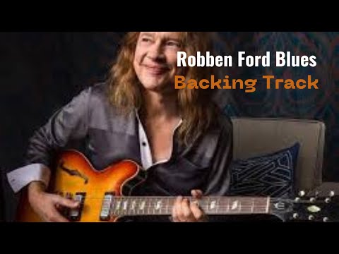 Robben Ford Style Funky Blues Backing Track In A