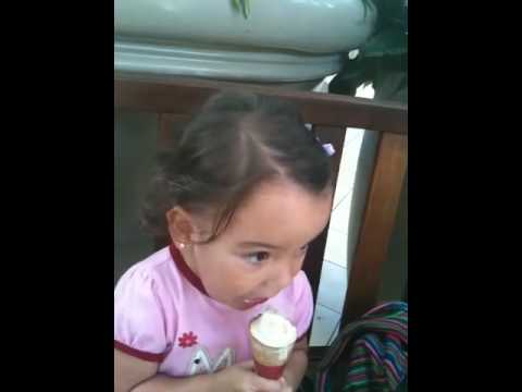 MArifer eating ice cream