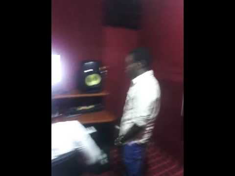 Daheat ft Silverman in studio with blaqman