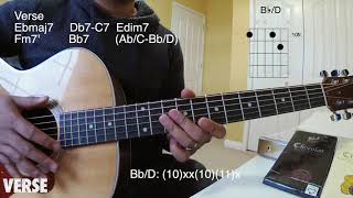 Chocolate Legs (Eric Benet) - R&amp;B Guitar Tutorial