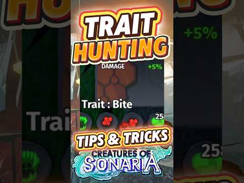 💥 TRAIT HUNTING TIPS! | Creatures of Sonaria #creaturesofsonaria #roblox #cos #sonarstudios