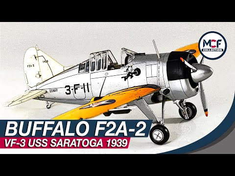 Hobby Master 1/48 Brewster F2A Buffalo, USN VF-3, USS Saratoga, 1939
