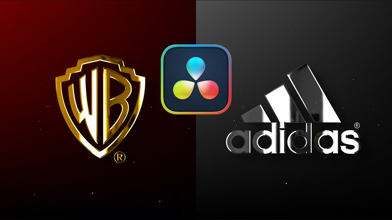 Gold and Silver Logo Intro in DaVinci Resolve | DaVinci Resolve Tutorial | Metallic Look