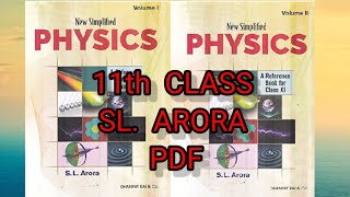 11th class  PHYSICS (SL ARORA) PDF DOWNLOAD BEST PHYSICS BOOK 11TH CLASS REFRESHER DOWNLOAD/ PHYSICS