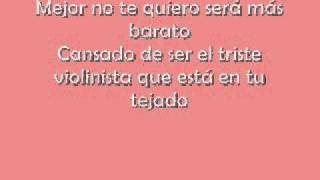 Un Violinista en tu tejado Melendi Lyrics