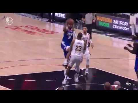 Lebron James Controversial Blocking Foul VS Clippers - NBA 3/8/20