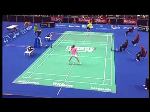 swiss open 2011 Semi Final Ji Hyun Sung vs Juliane Schenk Swiss Open 20111
