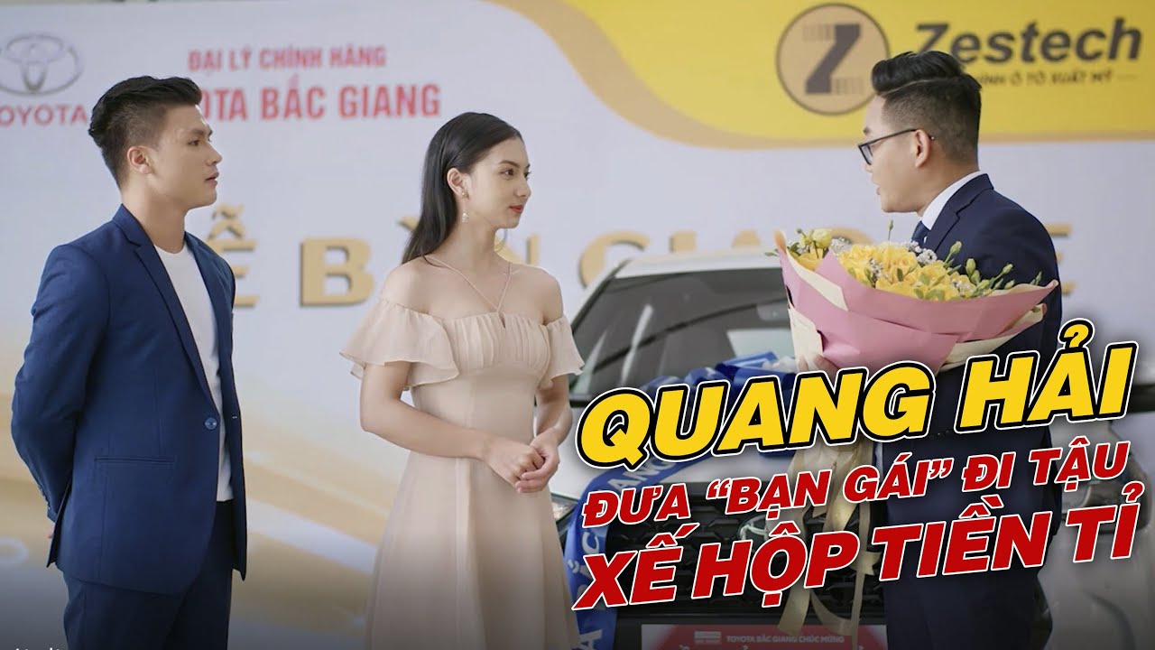 Quang Hải đưa “bạn gái” đi tậu xế hộp tiền tỷ