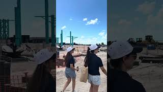 I got an exclusive look at the new waterpark NCL is building at Great Stirrup Cay! #cruise