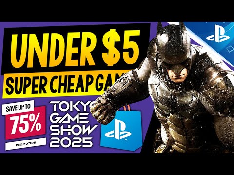 12 GREAT PSN Game Deals UNDER $5! PSN Tokyo Game Show 2025 Sale SUPER CHEAP PS4/PS5 Games to Buy!