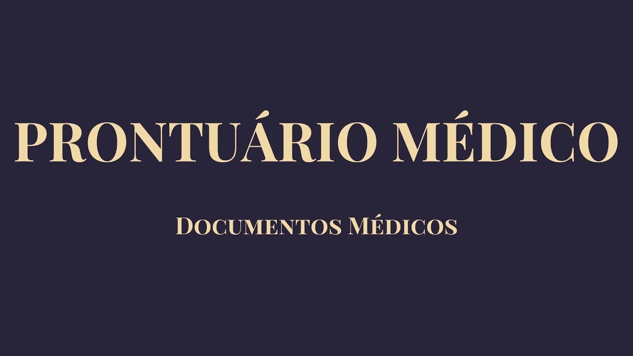 PRONTUÁRIO MÉDICO: Como preencher corretamente? Boas Práticas e NORMAS DO CFM