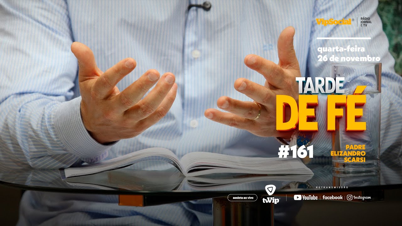 Tarde especial de fé e oração com Padre Elizandro, trazendo palavras que confortam, renovam e edificam