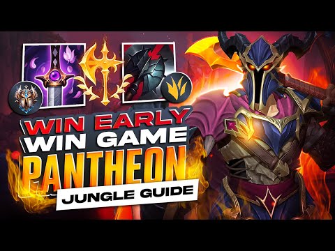 WILD RIFT PANTHEON WIN EARLY WIN GAME  - Full Guide + BEST Build & Runes Setup