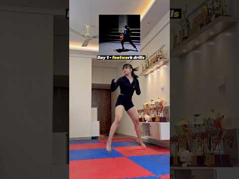 Day 1 – footwork drills #martialarts #mma #music #footwork