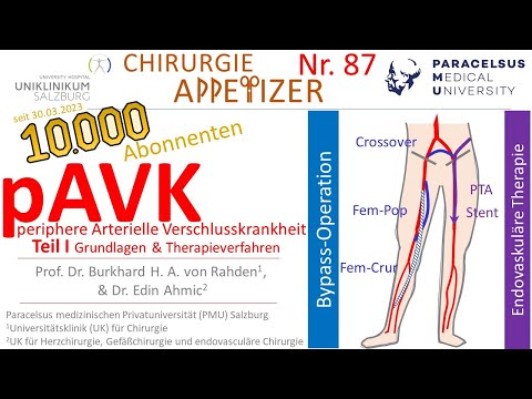 periphere Arterielle Verschlusskrankheit (pAVK) CHIRURGIE APPetizer Nr. 87