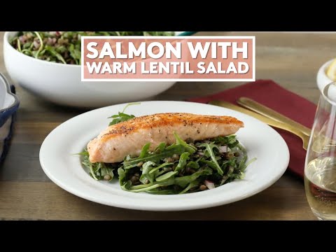 How to Make Salmon with Warm Lentil Salad Recipe | Extra Sharp | Real Simple