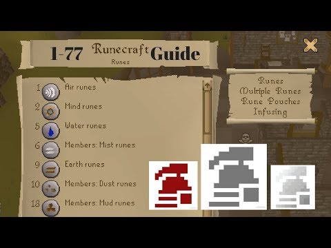 3rd YouTube video about how long does it take to get to 77 runecrafting