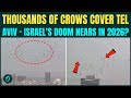Iran To OBLITERATE Tel Aviv KILL Netanyahu Crows SWARM Tel Aviv Sky Internet Cries BAD OMEN