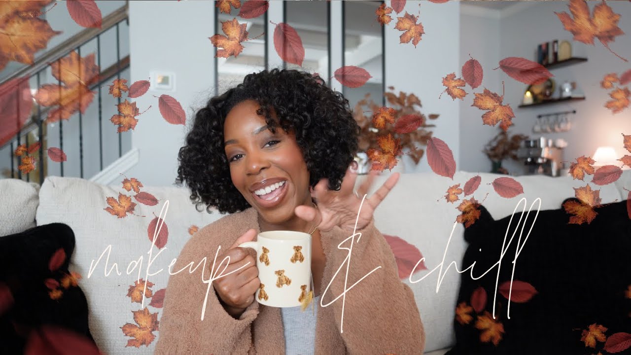 𝒈𝒊𝒓𝒍, pick up!🤳🏾 a 𝒄𝒐𝒛𝒚 autumn makeup & yap sesh🍂 | fall bucket list? toasty makeup? what's up?