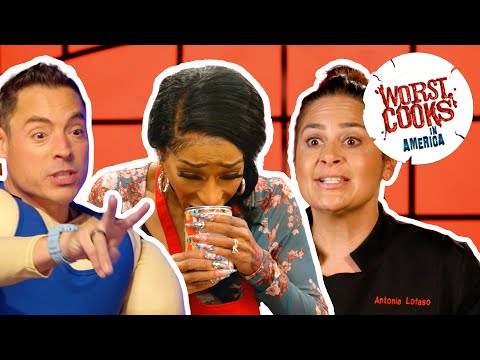 MOST-UNHINGED Moments on Worst Cooks in America: Celebrity Edition | Food Network