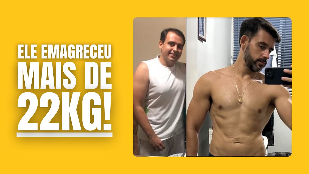 O João eliminou MAIS de 22kg com a Escola de Emagrecimento!