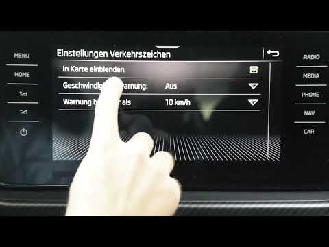 Skoda Navigationseinstellungen MIB3
