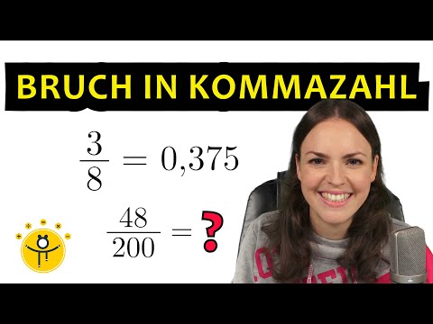 Bruch in Kommazahl umwandeln – Bruch in Dezimalzahl umwandeln im Kopf
