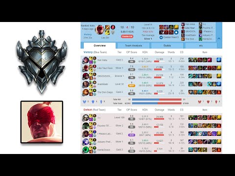 The Early Game You DON'T Want To Have As Lee Sin Jungle - Silver 1 Review