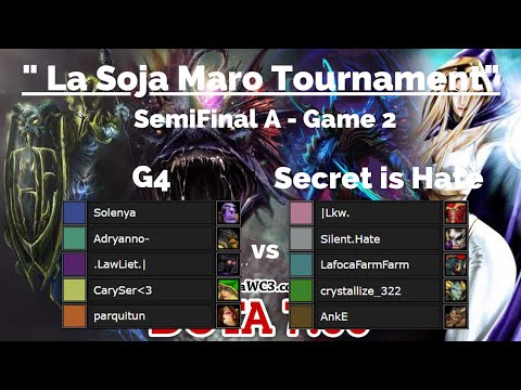 Secret is Hate vs G4 || Semifinal A - Game 2 || La soja maro tournament 2020 || Dota RGC
