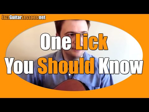 Jazz Guitar Licks w/ TABS Easy Licks Jazz Guitarist Should Know - ii-V-I Beginner Jazz Guitar Lesson