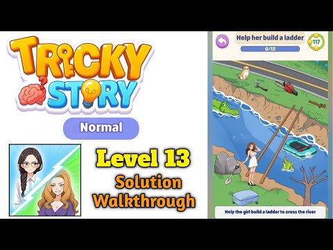 Tricky Normal Levels Level 13 Help her build a ladder solution screenshot