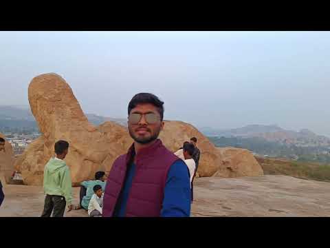 Hampi sunset 🌅Hampi is definitely a must visit destination for its world famous archeological sites