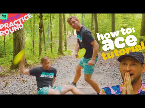 Part of a video titled How To Throw Disc Golf Ace-Holes with Kevin Jones | Maple Hill Part 2