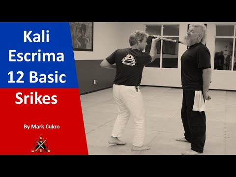 Kali Escrima 12 Basic Strikes IMAA #combatsportstraining #filipinomartialarts #kali