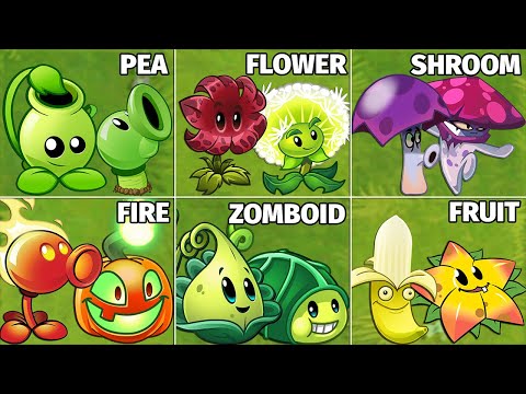 Plants Vs Zombies 2 Final Boss - Team RANDOM Plants Power-Up! vs PvZ2 All Bosses Fight