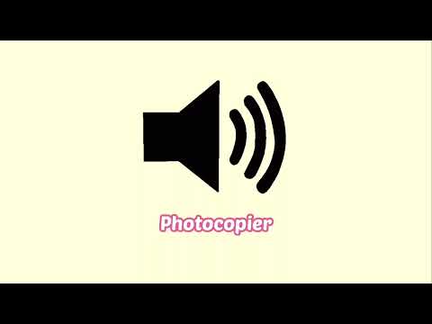 Photocopier Sound Effect