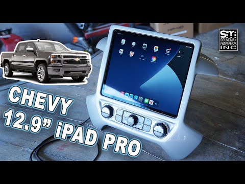 12.9" iPad PRO Chevy truck/ GMC Sierra DASH MOD!