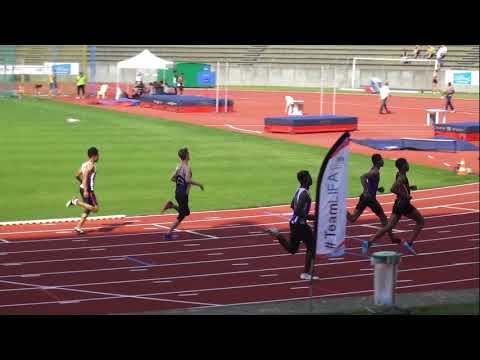 100m CAM SERIES 2-3 / CHAMPIONNAT Régionnal CADETS/JUNIORS Bondoufle 7-8 Juillet 2018