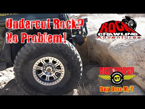 Climbing an Undercut Rock with Mickey Thompson Baja Boss M/T Tires