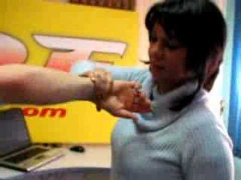 Rok Drakšič učil Diano samoobrambe