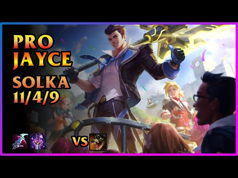 PRO Jayce Replay (KR) [SOLKA/Quad] | KDA 11/4/9 MID