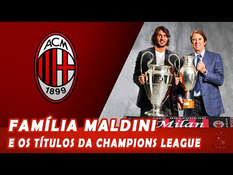 Família Maldini e os Títulos da Champions League do Milan