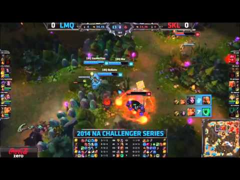 NA Challenger Spring 2014 Semifinals G1:LMQ vs SKL Highlights
