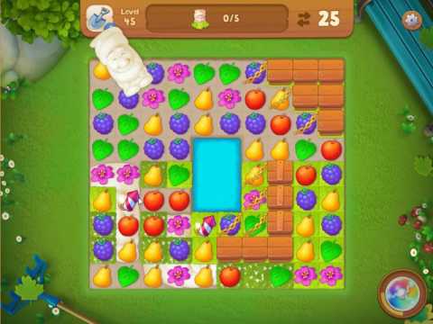 Gardenscapes - New Acres - Level 45 - No Boosters (by match3news.com)