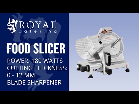 Video - Food Slicer - 250 mm - tot 12 mm