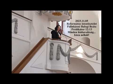 Minden hiábavalóság...Isten nélkül!