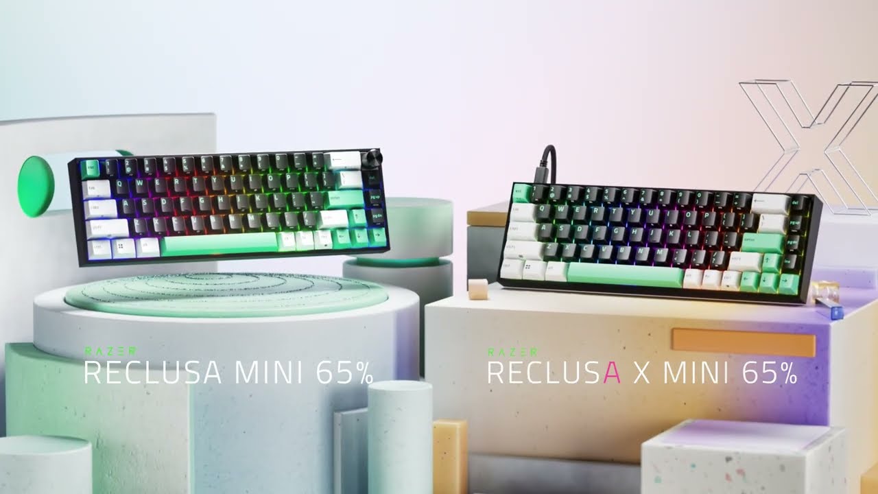 Video de YouTube: Razer Reclusa X Mini 65%: teclado mecánico hot-swap por 69,99 euros